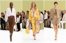 Tre look di Luisa Spagnoli per la primavera-estate 2027
