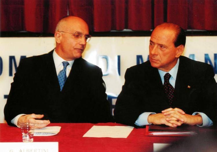 Gabriele Albertini e Silvio Berlusconi - (Fotogramma/Ipa)
