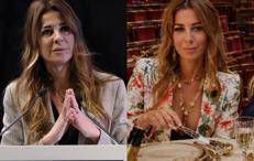 Matilde Siracusano, a destra la foto ritoccata e pubblicata sulla pagina Fb di Roberto Vannacci - (Fotogramma/Ipa e Fb)