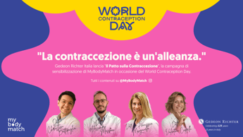 World Contraception Day, Gedeon Richter Italia lancia patto sulla contraccezione