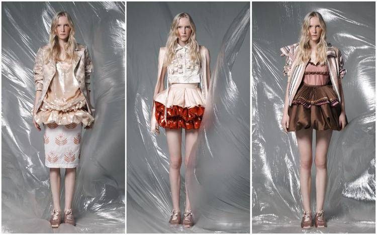 Tre look della collezione Marea p-e 2027
