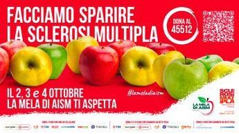 La mela di Aism - (Foto Adnkronos)