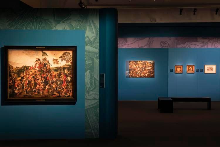 (Una sala della mostra di Palazzo Reale - Ufficio stampa)