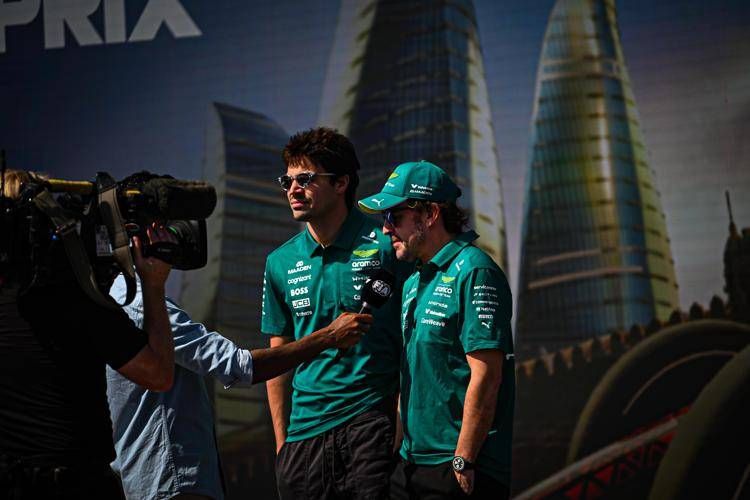Lance Stroll e fernando Alonso - Ipa/Fotogramma 