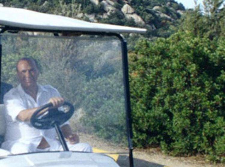 Silvio Berlusconi a Villa Certosa - (Ipa)