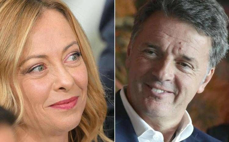 Giorgia Meloni e Matteo Renzi