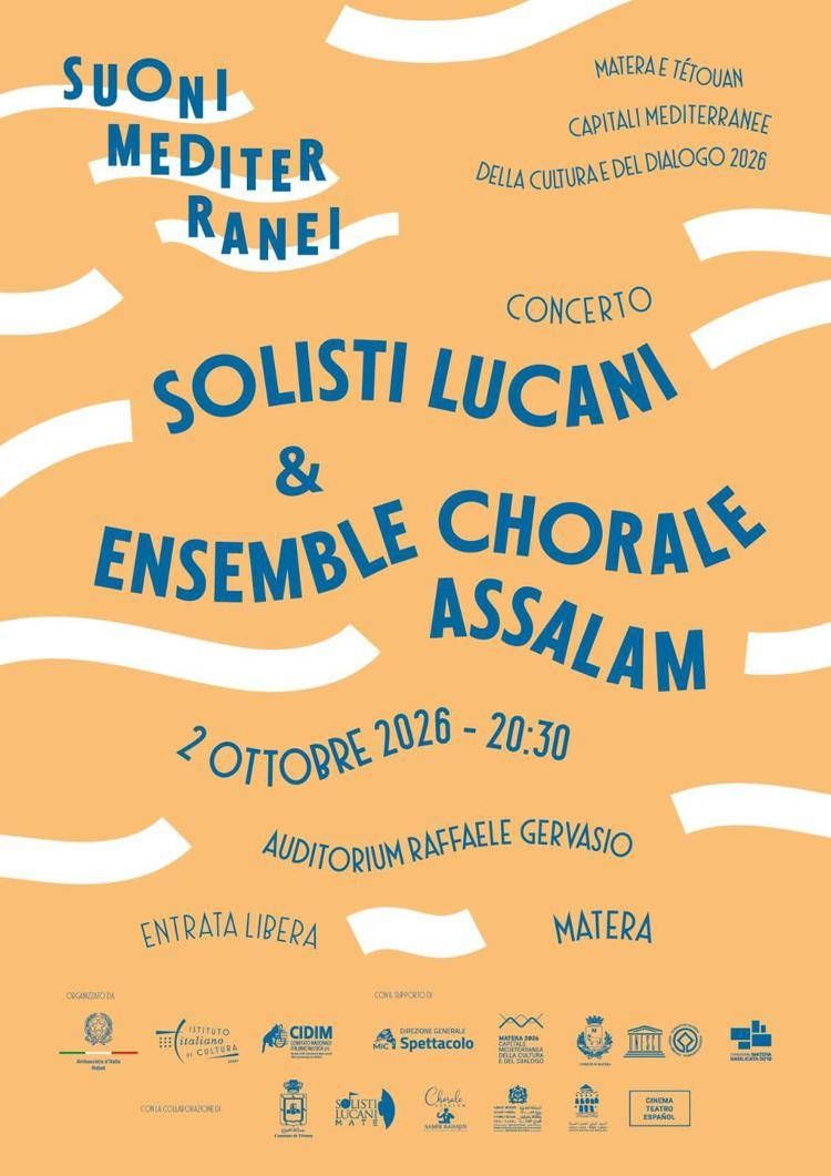 Cidim, venerdì a Matera il concerto finale del progetto 'Suoni Mediterranei'