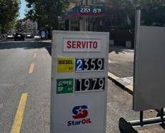 Un distributore di carburanti