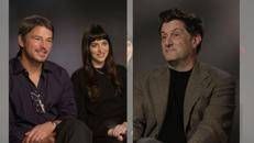 da sinistra: gli attori Josh Hartnett, Dakota Johnson e il regista Michael Showalter
