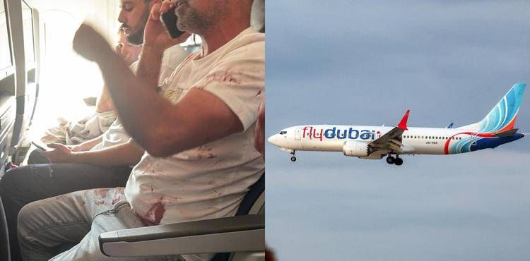 Passeggeri del volo FlyDubay - (Fotogramma/Ipa)
