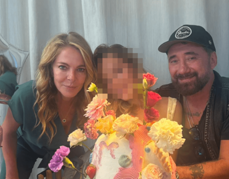Claudia Gerini,  Federico Zampaglione e la figlia Linda - fotogramma/ipa