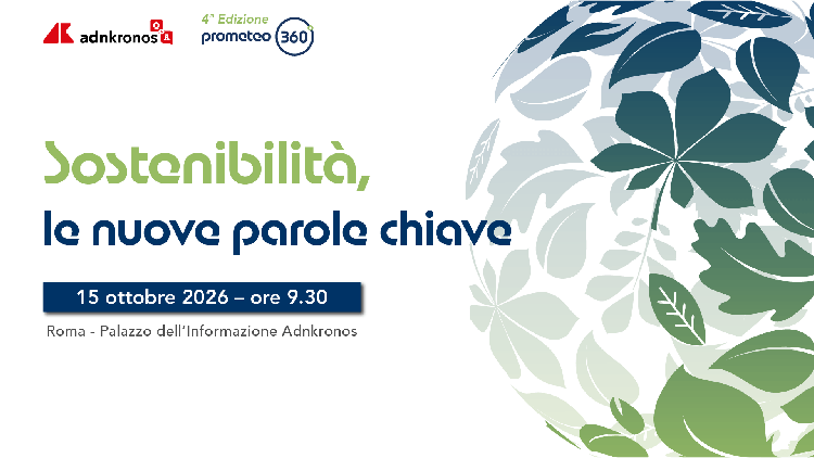 Sostenibilità, le nuove parole chiave: il 15 ottobre l'evento Adnkronos Q&A
