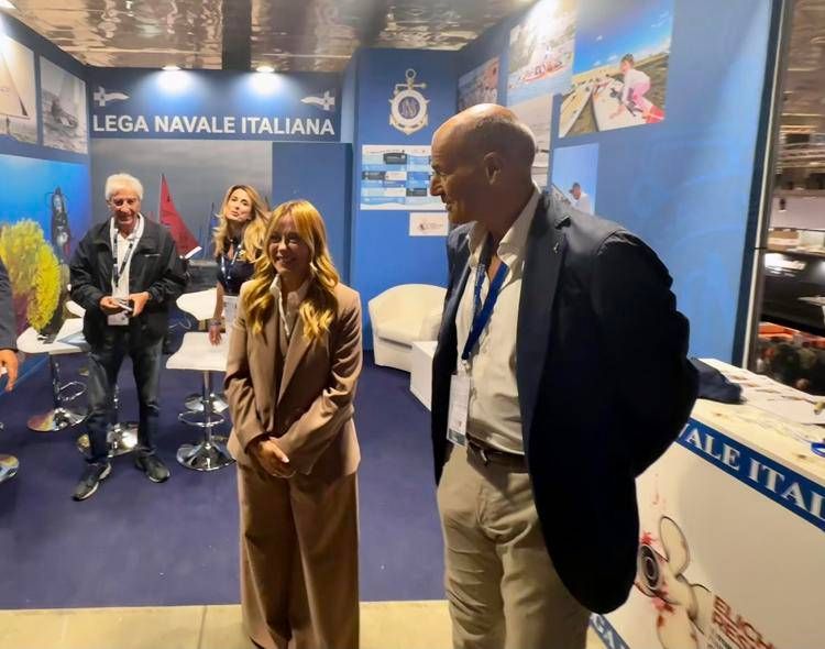 Giorgia Meloni e Donato Marzano - (Ufficio stampa)