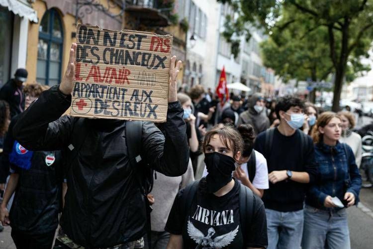 Proteste studenti in Francia - (Afp)