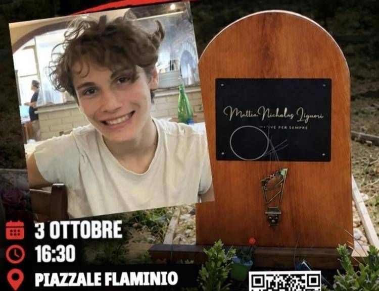 Mattia Nicholas Liguori nella locandina della manifestazione