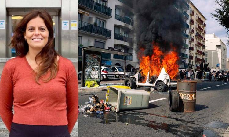 Ilaria Salis e le proteste studentesche in Francia - (Facebook-Ipa)