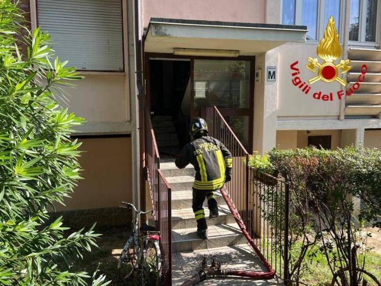 L'intervento dei pompieri - (VVFF)