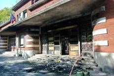 Una scuola devastata - (Fotogramma)