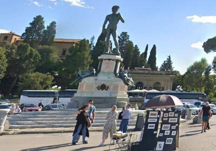 David in piazzale Michelangelo - (Google Mps)