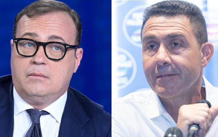 Tommaso Cerno e Roberto Vannacci  - (Ipa)