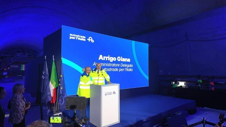 Arrigo Giana, Amministratore delegato del Gruppo Autostrade per l’Italia - (foto Adnkronos)
