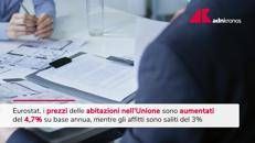 Ue, prezzi case +4,7% nel secondo trimestre