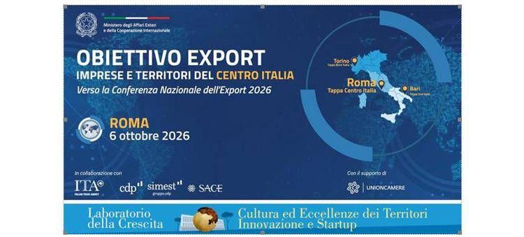 Obiettivo Export - Roma 6 ottobre 2026