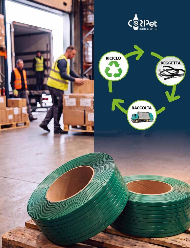Coripet estende il modello di economia circolare alle reggette - (foto Ufficio stampa)
