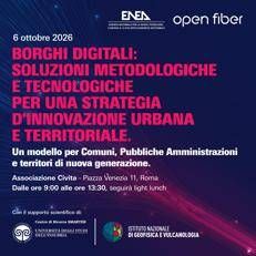 Borghi digitali sostenibili: soluzioni metodologiche e tecnologiche per una strategia d’innovazione urbana e territoriale - Diretta 6 ottobre ore 9.00