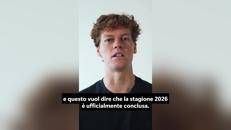 Sinner, stagione 2026 è finita: 
