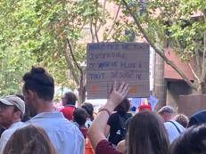 Manifestazione degli studenti a Tolosa (Adnkronos)