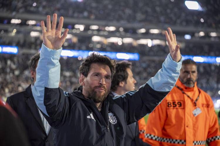 Lionel Messi nell'ultima partita con l'Argentina - (Ipa)