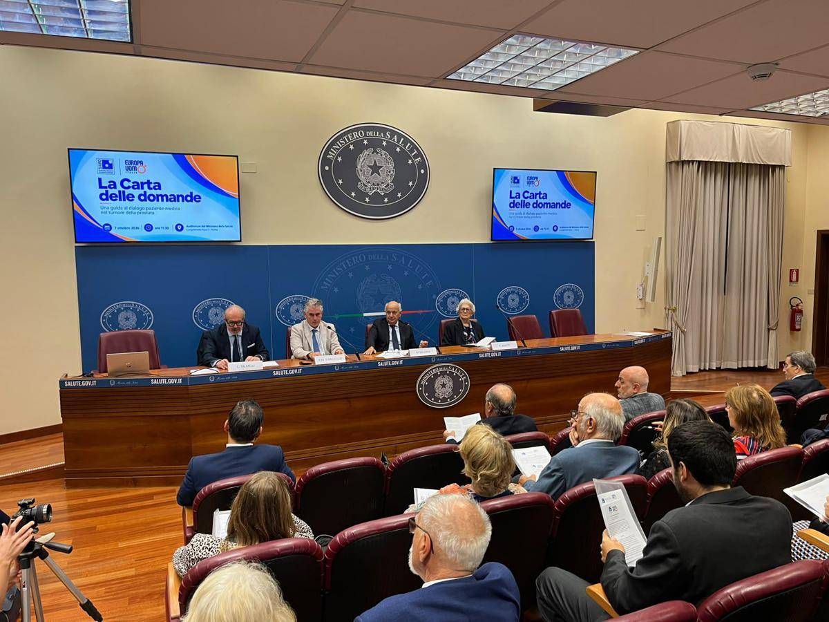 Siuro ed Europa Uomo presentano la 'Carta delle Domande'
