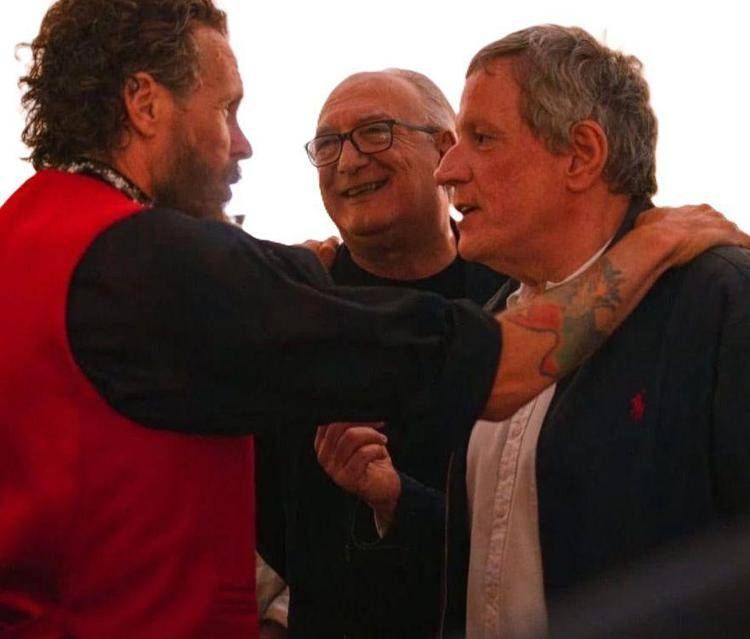 Jovanotti con Claudio Donato e Riccardo Rossi