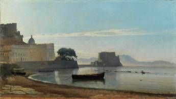 A Capodimonte entra in collezione 'La baia di Napoli con Castel dell'Ovo' (1828) di Corot