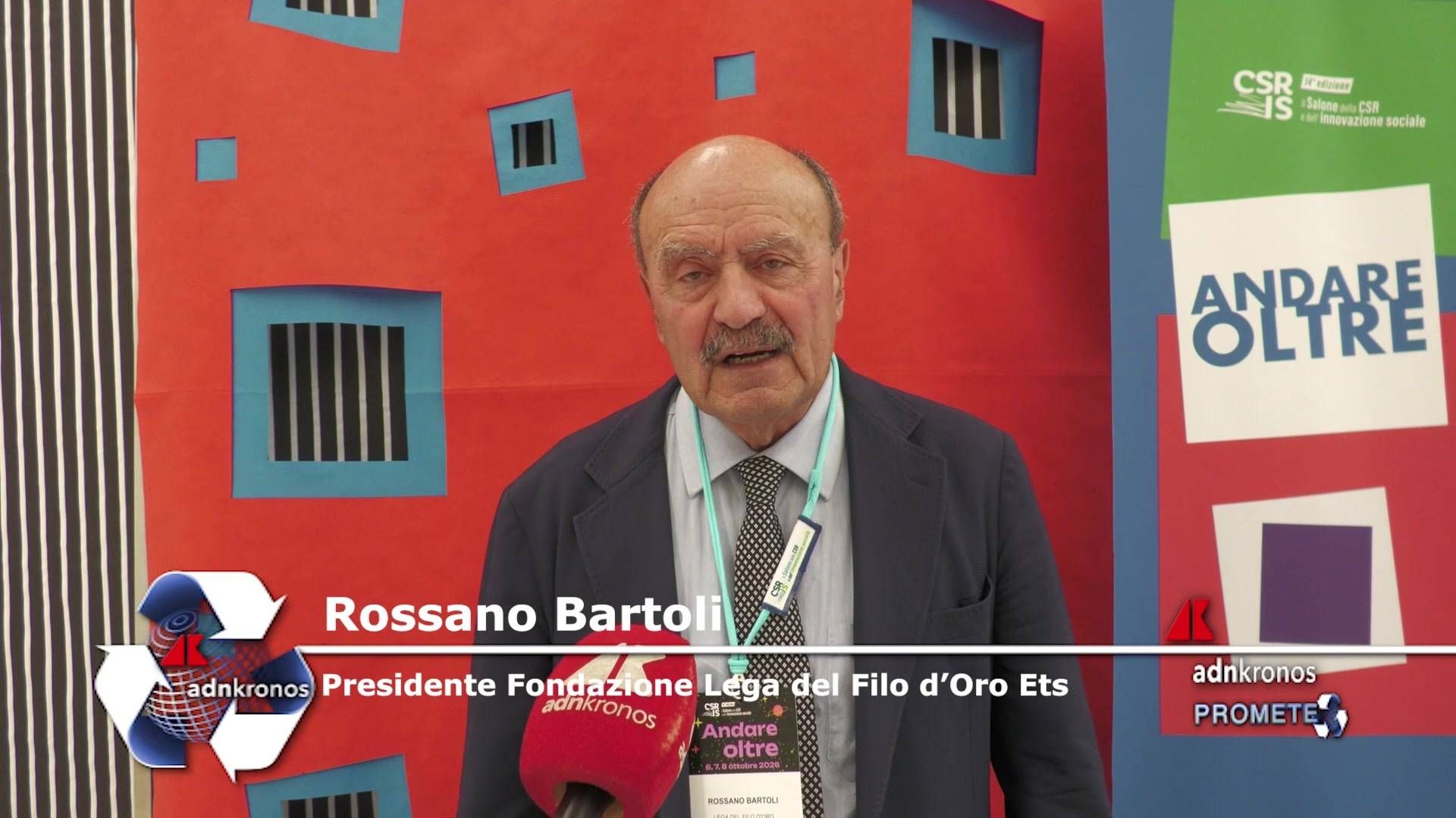 Salone Csr 2026: Bartoli (Lega del Filo d'Oro), 'aspiriamo a ...