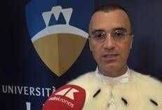 Carlo Alberto Giusti, rettore dell'Università degli Studi Link, a margine dell'inaugurazione dell'Anno Accademico 2026-2027 a Roma
