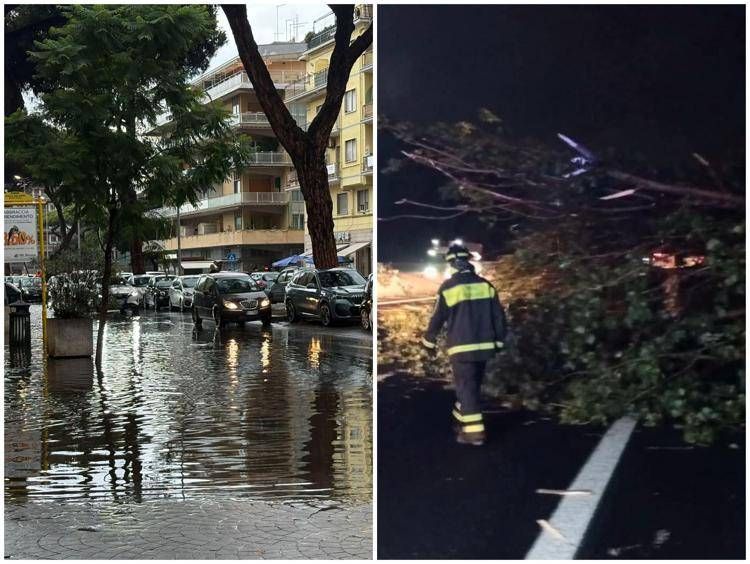 Maltempo a Roma - (Fotogramma)
