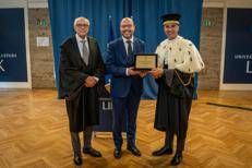Il presidente della Camera dei Deputati, Lorenzo Fontana, ospite d’onore della cerimonia di apertura dell’Anno Accademico 2026-2027 dell’Università degli Studi Link - (Foto Ufficio Stampa)