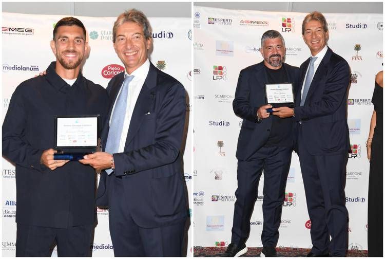 Lorenzo Pellegrini e Gennaro Gattuso ricevono il premio Colalucci