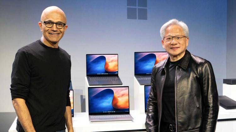 Huang e Nadella svelano RTX Spark, la nuova era dell'AI su PC Windows