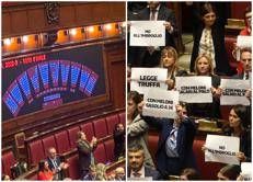 Il voto alla Camera sulla legge elettorale - (Adnkronos)