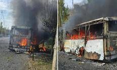 Accatto contro autobus a Kramatorsk