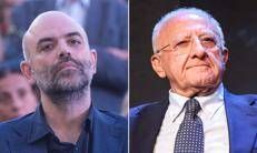 Saviano e De Luca - (Fotogramma)