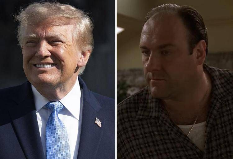 Donald Trump e James Gandolfini - (Fotogramma/Archivio(
