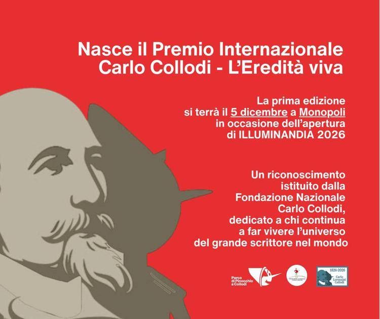 Nasce il Premio internazionale 'Carlo Collodi - L'Eredità viva'
