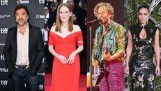 da sinistra: Javier Bardem, Julianne Moore, Jovanotti e Kim Kardashian - Ipa