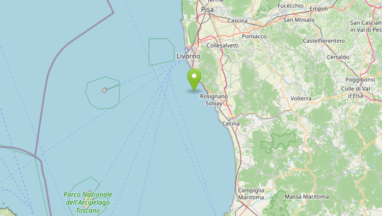 Terremoto 9 ottobre a Livorno - (Ingv)