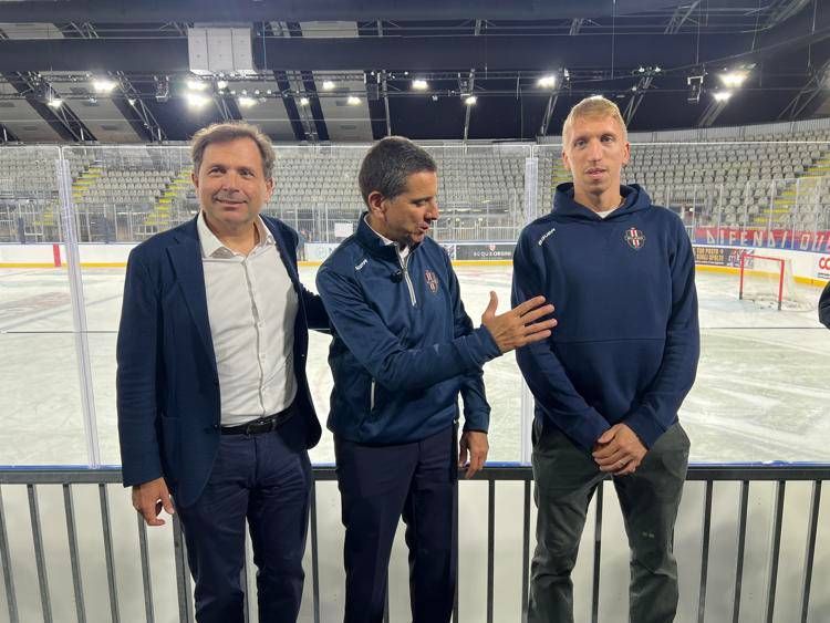 Christof Leitner, Giovanni Bozzetti e Diego Kostner - (Adnkronos)