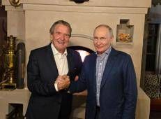 Vladimir Putin e Gerhard Schroeder - (Foto Cremlino)